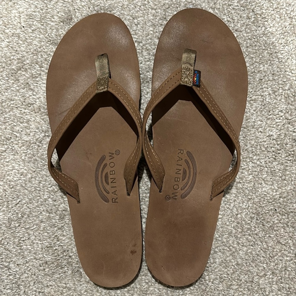 Rainbow Flip flops